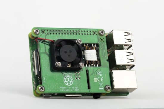 Raspberry Pi Foundation PoE-Erweiterungsboard: Stromversorgung ber Ethernet, Kompatibel Pi 3 B+ / 4