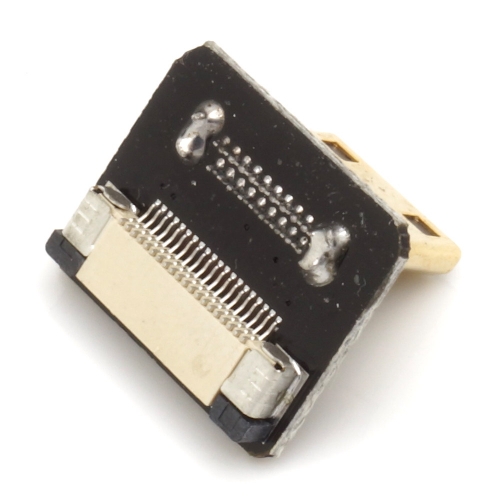 Mini HDMI Typ C Stecker, links gewinkelt, für DIY HDMI Kabel