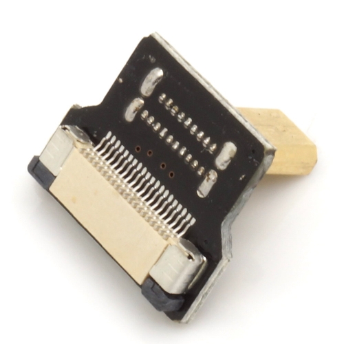 Micro HDMI Typ D Stecker, rechts gewinkelt, für DIY HDMI Kabel