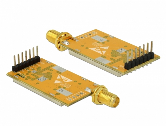 IoT LoRa Funkmodul 868 MHz 30 dBm TTL (3,3 V) Pfostenstecker - SMA Buchse
