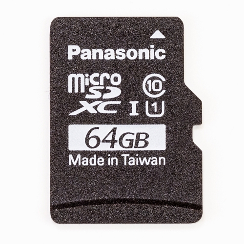 Panasonic 64GB microSDHC Class A1 Speicherkarte, NOOBS vorinstalliert, Bulk