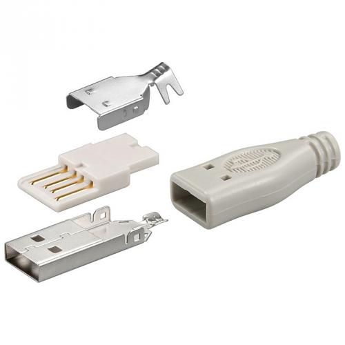 USB A-Stecker - Lötmontage