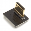Mini HDMI Typ C Stecker, rechts gewinkelt, fr DIY HDMI Kabel