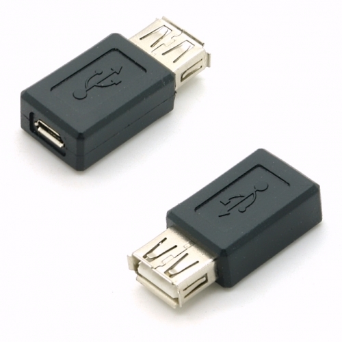 USB 2.0 Hi-Speed Adapter Micro B Buchse - A Buchse schwarz