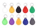 RFID / NFC Schlüsselanhänger Tags, Ntag215, farbig sortiert, 10 Stück