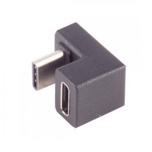 USB-C 3.0 Adapter, C Stecker - C Buchse, 180 U-Form, schwarz