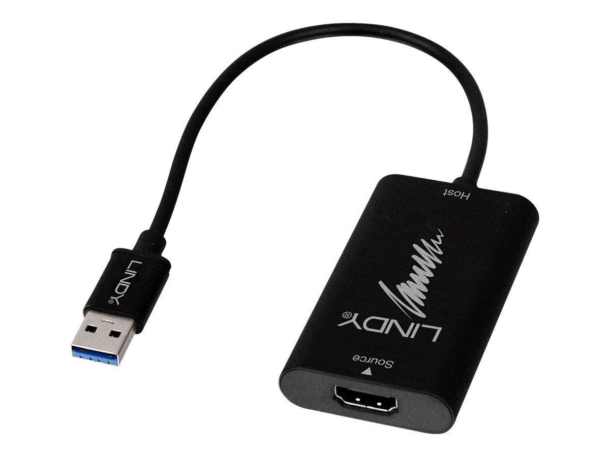 Lindy USB 3.1 HDMI Video Grabber, 1080p / 60Hz