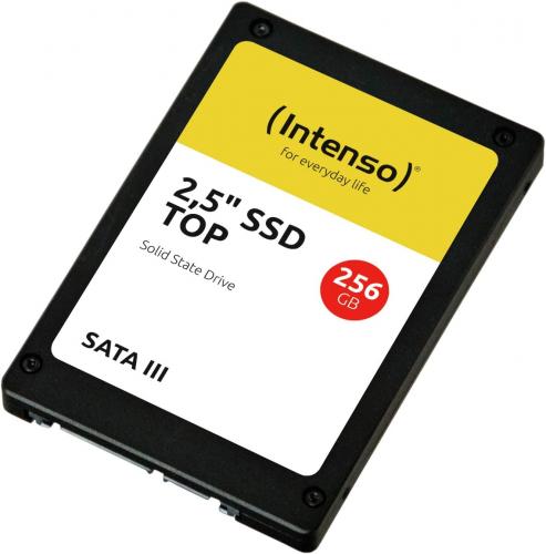 Intenso Top SSD SATA III: Schnelle, Effiziente Speicherlsung, NAND-Flash, 256GB