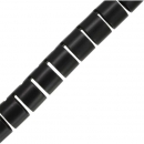 flexibler Kabelkanal/Kabelschlauch 10m, schwarz - Gre: 20 mm