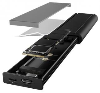 RAIDSONIC IB-1807MT-C31, M.2 NVMe SSD Gehuse, 10Gbps, USB-C, Aluminium, schwarz 