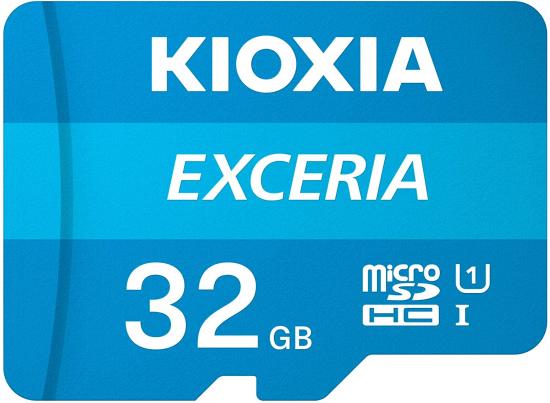 KIOXIA Exceria microSDHC Class 10 Speicherkarte + Adapter 32GB