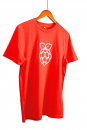 Raspberry Pi Logo T-Shirt, rot - Größe: S