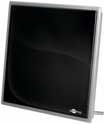Aktive DVB-T2 Zimmerantenne, inkl. LTE/4G Filter, 30dB, schwarz