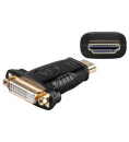 Adapter, HDMI Typ A Buchse - DVI-D (24+1) Buchse, schwarz