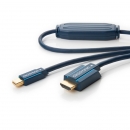 Clicktronic Casual Mini DisplayPort / HDMI Adapterkabel - Lnge: 3,00 m