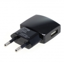 USB Netzteil / Ladeadapter, 1A, 1x USB, flache Bauform, schwarz