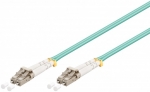 LWL Kabel Multimode OM3, LC-Stecker (UPC) > LC-Stecker (UPC), türkis - Länge: 2,0 m