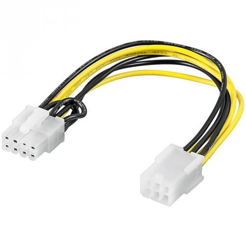 Adapter Power Kabel PCI Express 6 pin - PCI Express 8 pin