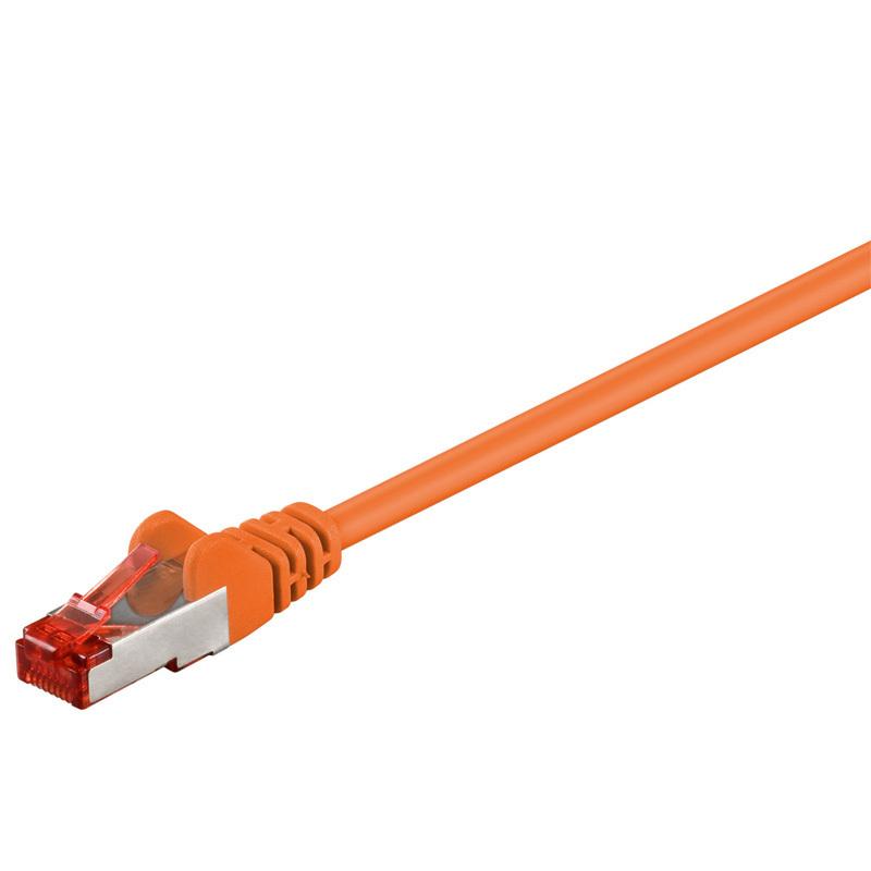 CAT 6 Netzwerkkabel, S/FTP, orange - Länge: 5,0 m