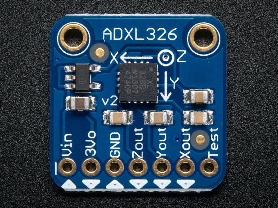 Adafruit ADXL326 - 5V Drei-Achsen Beschleunigungsmesser (+-16g Analogausgang)
