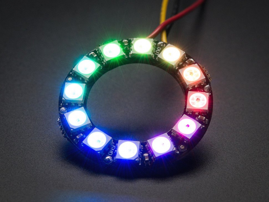 Adafruit NeoPixel Ring - 12 x 5050 RGB LED mit integrierten Treibern