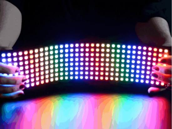 Adafruit Biegsame 8x32 NeoPixel RGB LED Matrix