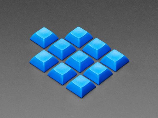 Blaue DSA Keycaps fr MX-kompatible Schalter, 10er-Pack
