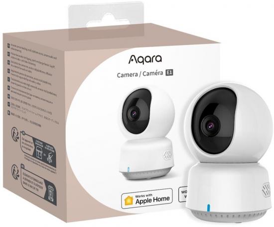 AQARA Camera E1, 2K-Sensor; f/2.0 Weitwinkelobjektiv, Personen- / Geruscherkennung, Wifi 6