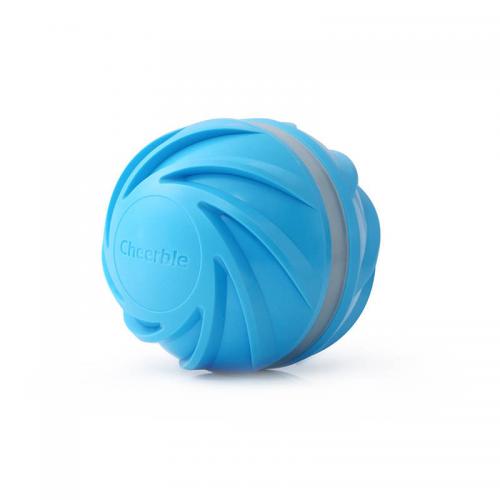 Cheerble W1 Interaktiver Ball für Hunde und Katzen, Cyclone Version, blau