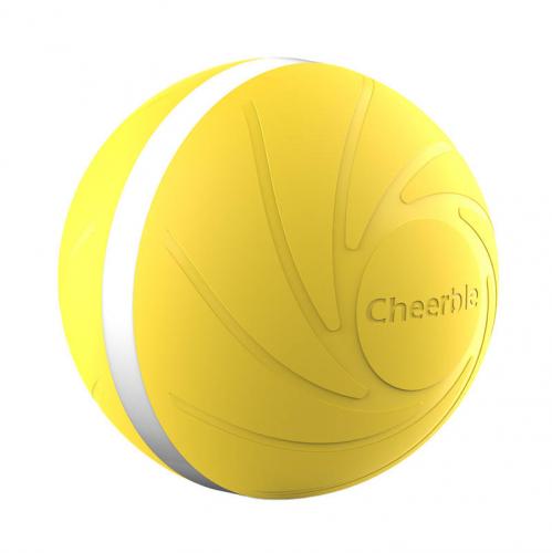 Cheerble Ball W1 Interaktiver Ball fr Hunde und Katzen, gelb