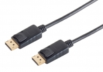 DisplayPort 1.2 Kabel, 4K 60Hz, schwarz - Lnge: 1,0 m