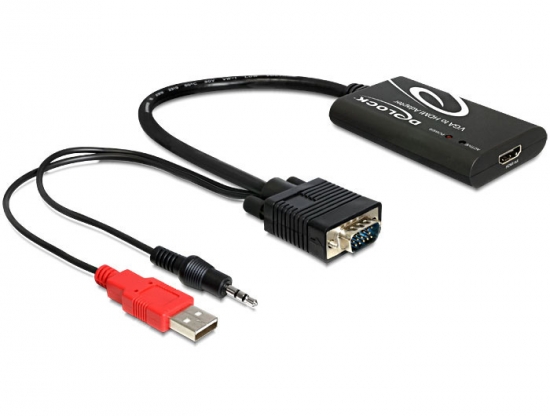 VGA zu HDMI Adapter inkl. Audiobertragung