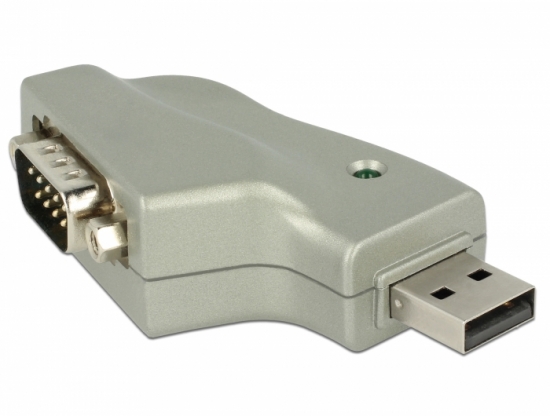 Adapter USB 2.0 Typ-A - 1 x Seriell DB9 RS-232 110° gewinkelt