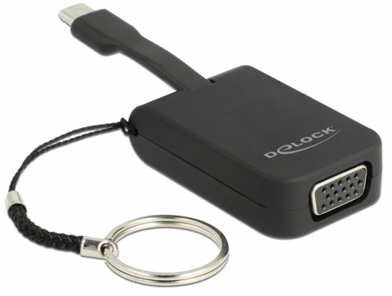USB Type-C Adapter zu VGA (DP Alt Mode), Schlüsselanhänger