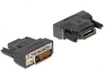 Adapter HDMI A-Buchse - DVI-D (24+1) Stecker mit Aktivitts-LED
