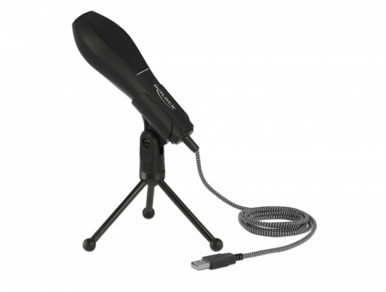 USB Kondensator Mikrofon mit Tischständer - ideal für Gaming, Skypen und Gesang