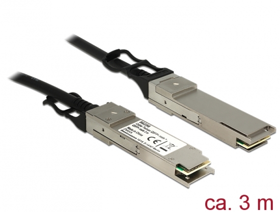 Kabel Twinax QSFP+ Stecker - QSFP+ Stecker 3,0m