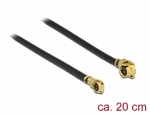 Antennenkabel MHF / U.FL-LP-068 kompatibler Stecker  MHF IV/ HSC MXHP32 kompatibler Stecker - Lnge: 20cm