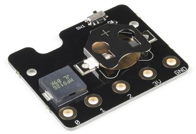Kitronik MI:power Board V2 fr BBC micro:bit, integrierter Summer, On-/Off-Schalter, CR2032, tragbar