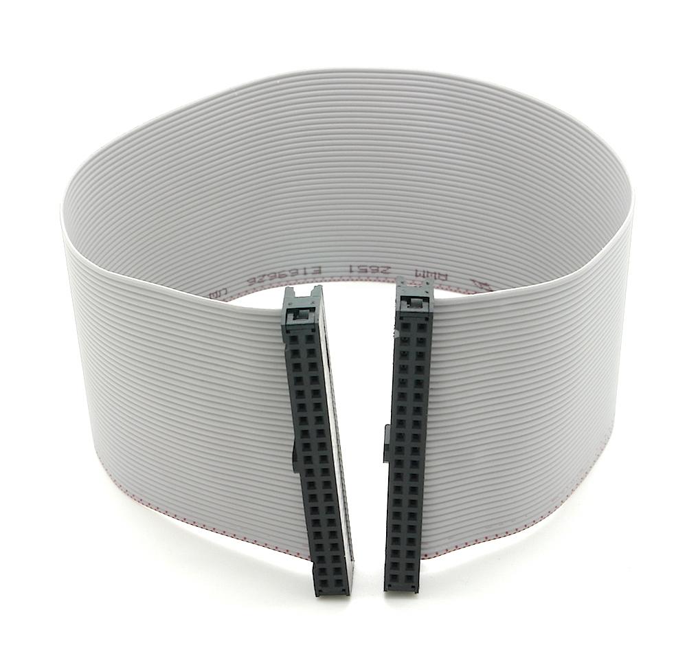 GPIO Kabel für Raspberry Pi, 40 Pin, grau - Länge: 0,30 m