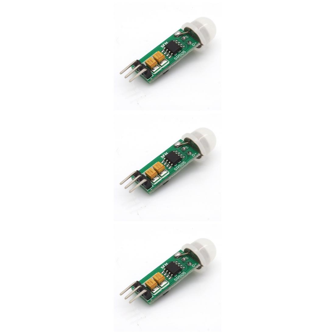 3 x HC-SR505 Mini PIR Sensor - Infrarot Bewegungsmelder