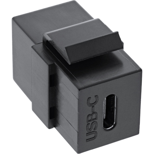 Keystone USB 3.1 C Buchse > USB 3.1 C Buchse schwarz
