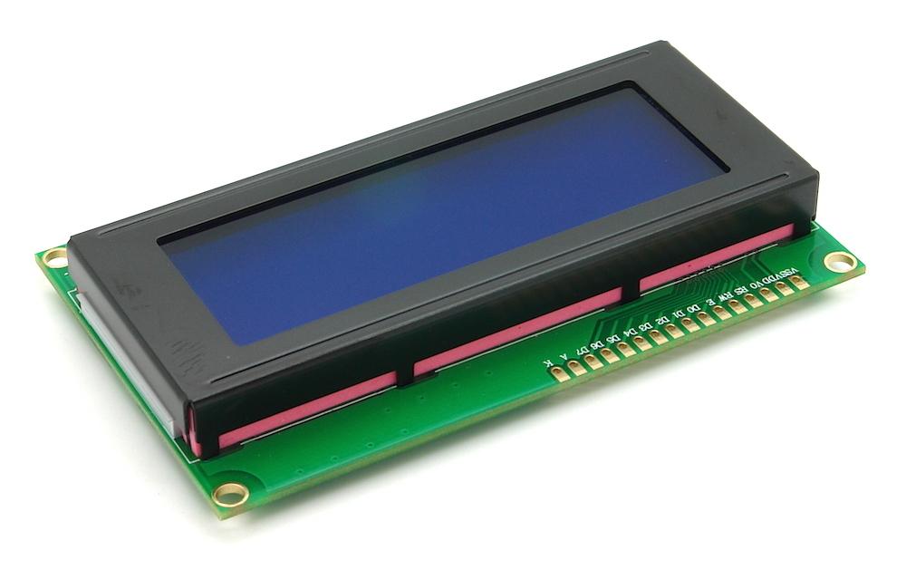 Alphanumerisches LCD 20x4, blau / weiß