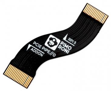Pimoroni PCIe Flex Kabel fr NVMe Base and Raspberry Pi 5, PCIe (Gen 3), 18 Pins, 35 mm Pipe