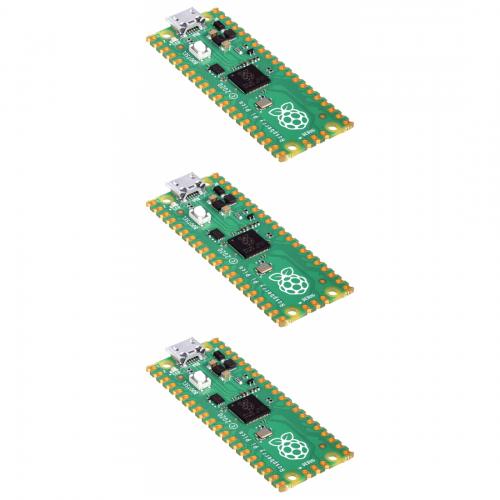 3 x Raspberry Pi Pico, RP2040 Mikrocontroller-Board