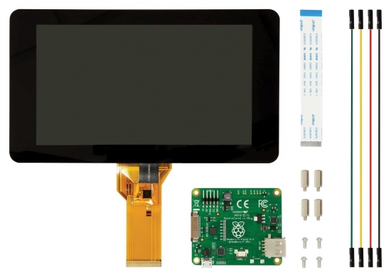 offizielles Raspberry Pi 7 Display mit kapazitiven Touchscreen