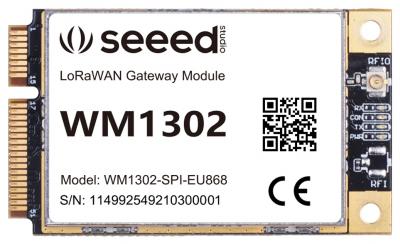 seeed WM1302, SPI LoRaWAN Gateway Modul EU868, SX1302, Mini PCIe, PCB/U.FL, SF -139 dBm, TX 26 dBm