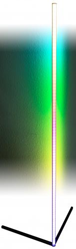 RGB LED Eck-Stehleuchte, Fernbedienung, 142cm Hhe