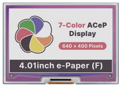 7-Farben E-Ink Display HAT fr Raspberry Pi, 4,01 Zoll, 640400