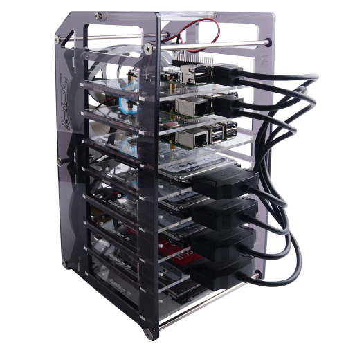 Rack Tower Pro, 8-Layer Gehuse fr Raspberry Pi Cluster